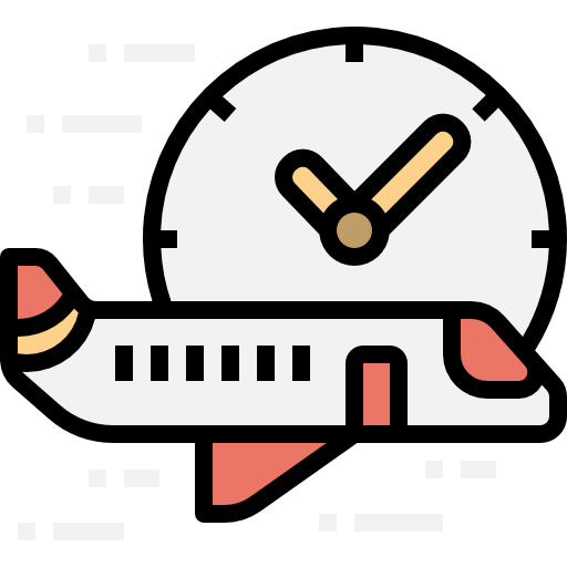 비행기 Linector Lineal Color icon