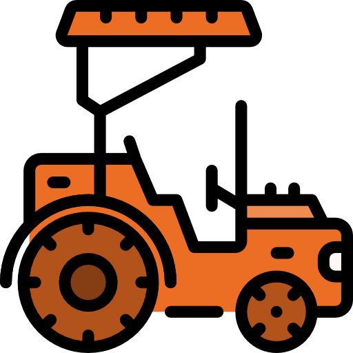 Tractor Linector Lineal Color icon