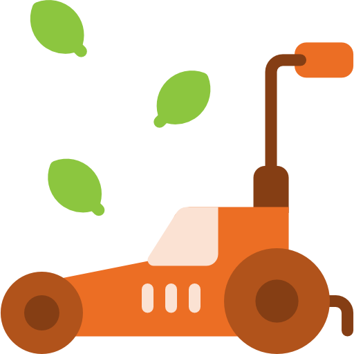 Lawn mower Linector Flat icon