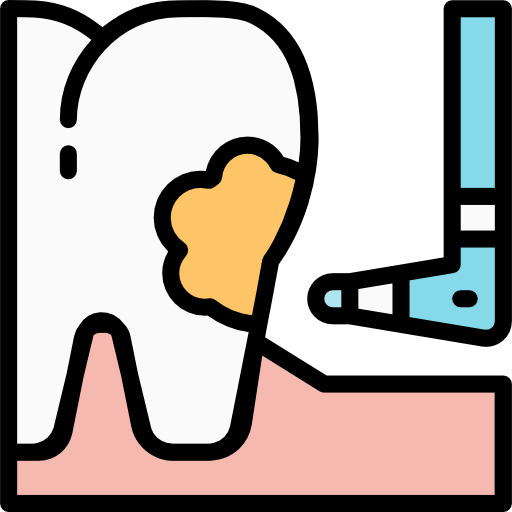dentista Linector Lineal Color Ícone