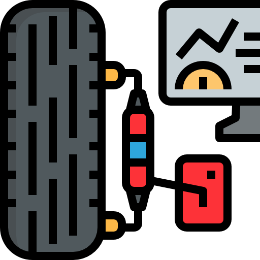 Tire Linector Lineal Color icon