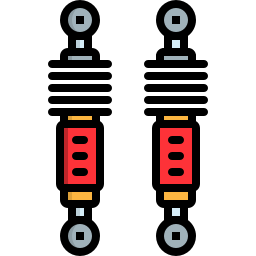 Shock absorber Linector Lineal Color icon