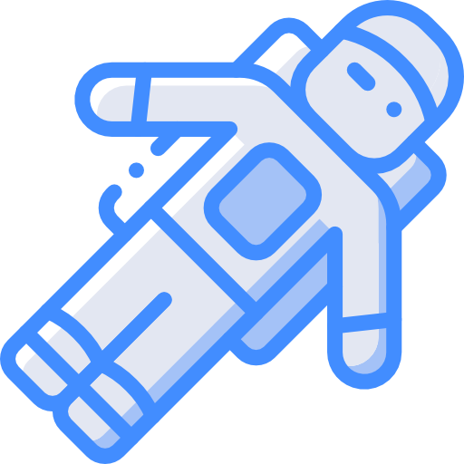 astronauta Basic Miscellany Blue icono