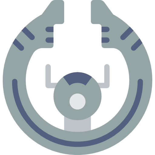 ruimteschip Basic Miscellany Flat icoon