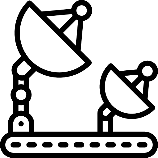 satellitenschüssel Basic Miscellany Lineal icon