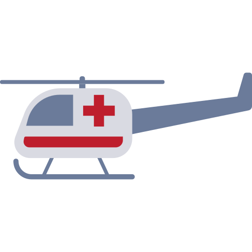 elicottero d'emergenza Generic Flat icona