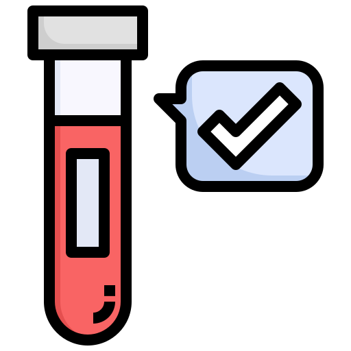 Blood test Surang Lineal Color icon
