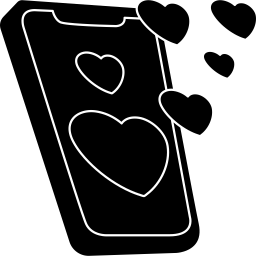 miłosna wiadomość Generic Glyph ikona