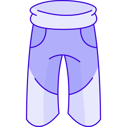 pantalon Generic Outline Color Icône
