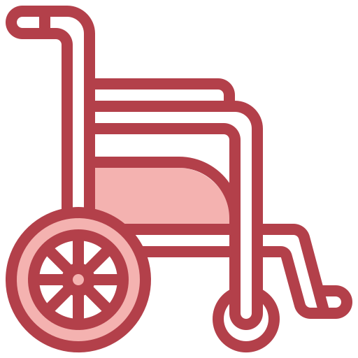 Wheelchair Surang Red icon