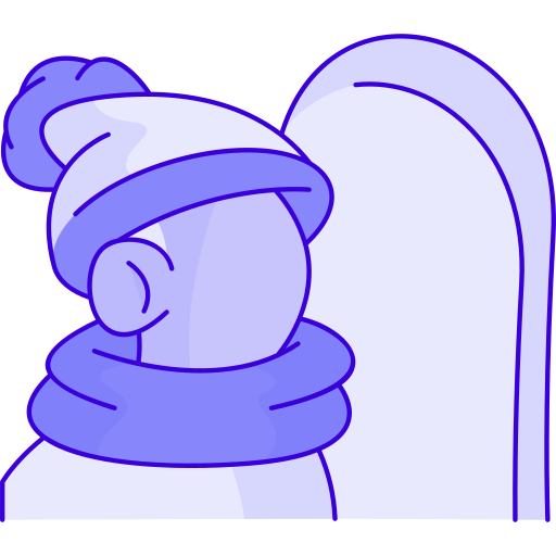 snowboarder Generic Outline Color icoon