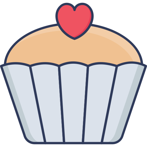 Cupcake Dinosoft Lineal Color icon