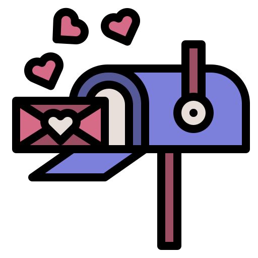 メールボックス Generic Outline Color icon