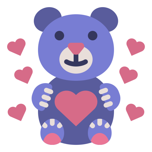 oso de peluche Generic Flat icono