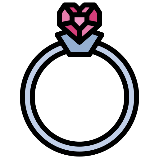 anillo Generic Outline Color icono