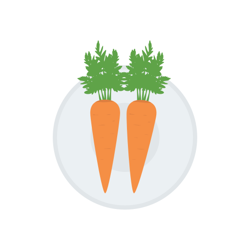 Морковь Dinosoft Flat иконка