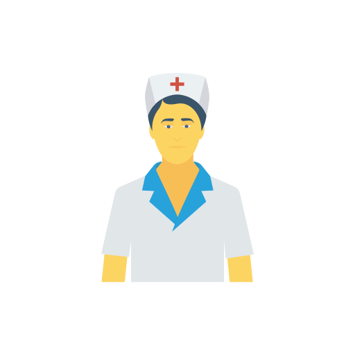 krankenschwester Dinosoft Flat icon