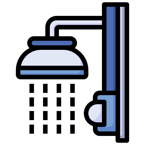 Shower head Surang Lineal Color icon