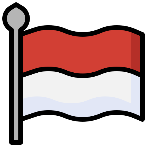 indonésia Surang Lineal Color Ícone