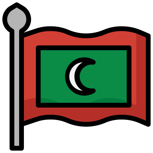 maldivas Surang Lineal Color icono