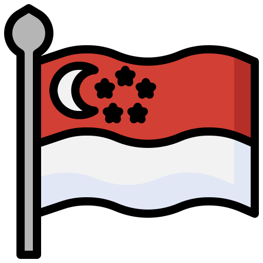 singapur Surang Lineal Color icon