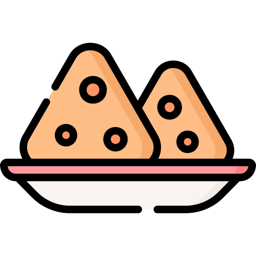 samosa Special Lineal color icono