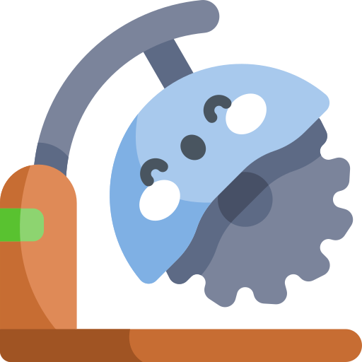 Circular saw Kawaii Flat icon