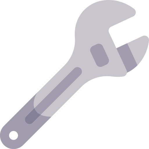 Adjustable wrench Kawaii Flat icon