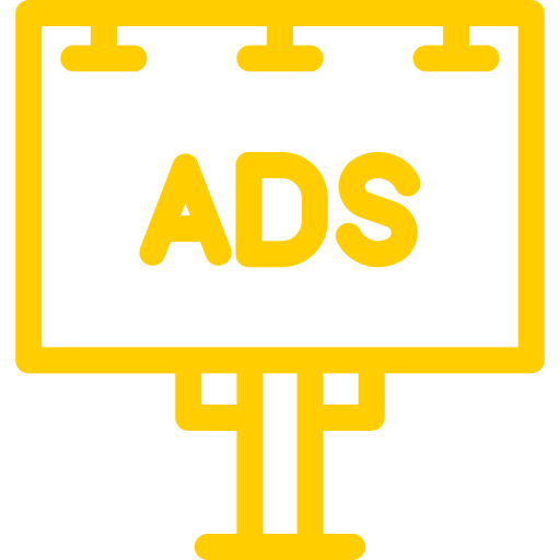 anuncios Generic Outline Color icono