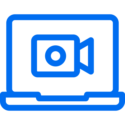 video Generic Outline Color icono