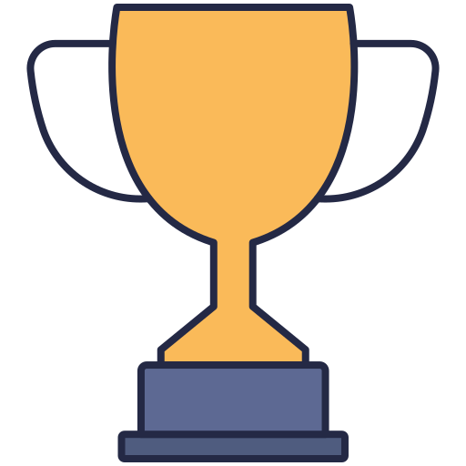Trophy Dinosoft Lineal Color icon