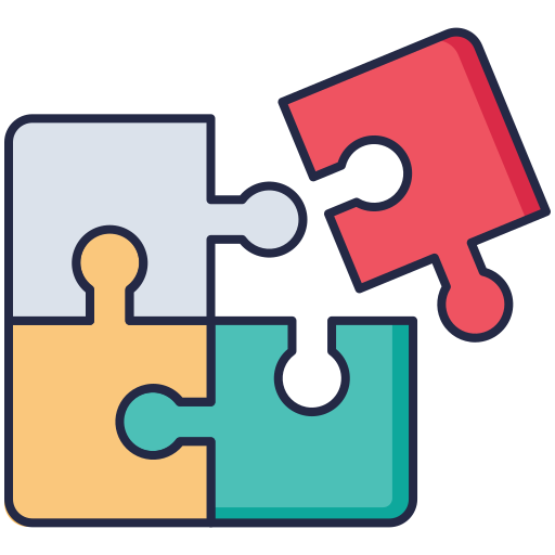puzzle Dinosoft Lineal Color icon
