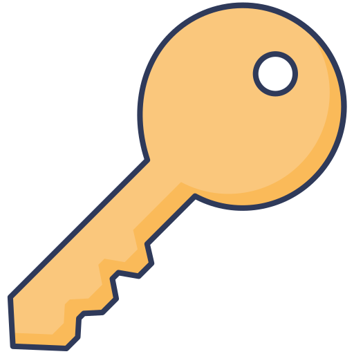Key Dinosoft Lineal Color icon