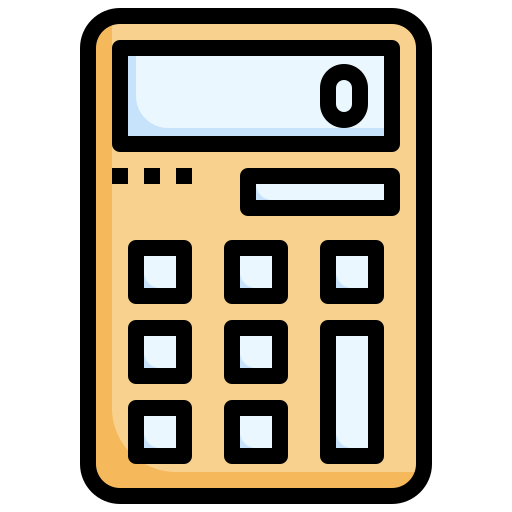 Calculation Surang Lineal Color icon