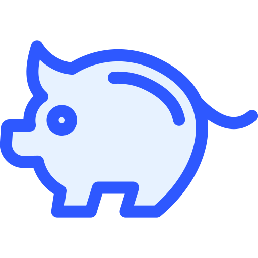 Świnka skarbonka Generic Blue ikona