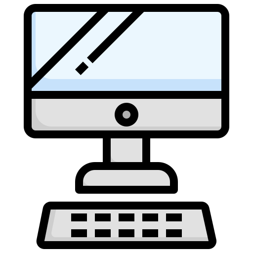 computer Surang Lineal Color icon