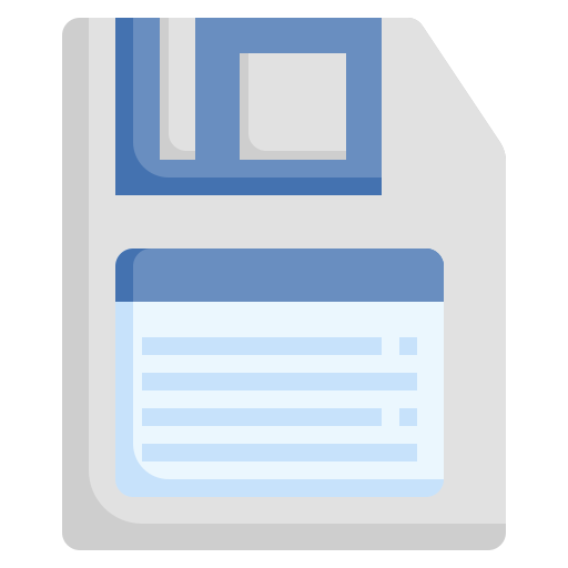 floppy disk Surang Flat icoon