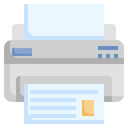 printer Surang Flat icoon