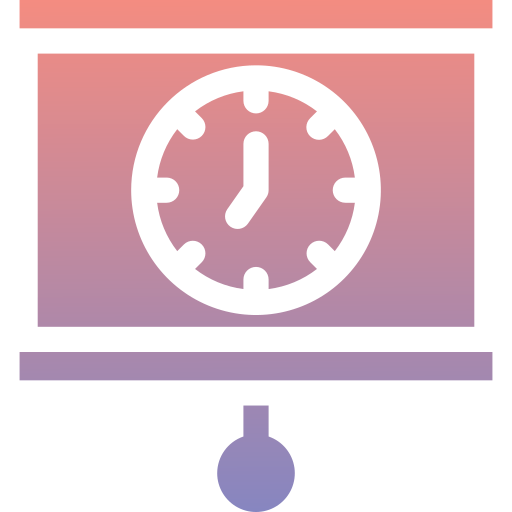hora Generic Flat Gradient icono
