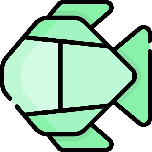 fisch Kawaii Lineal color icon