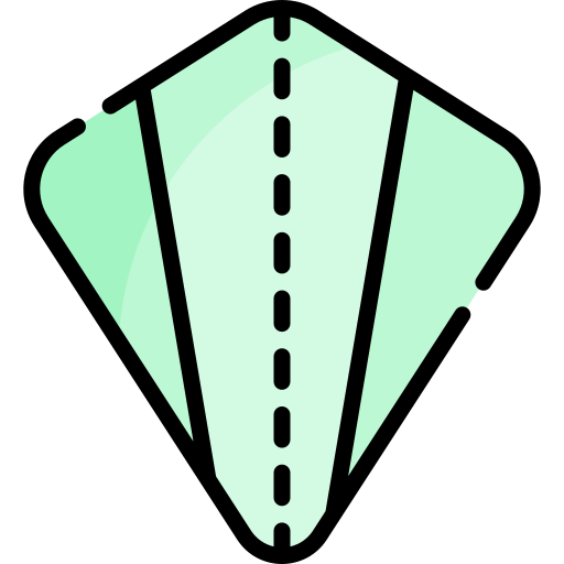 Folding Kawaii Lineal color icon