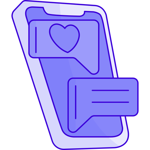 aplikacja randkowa Generic Outline Color ikona
