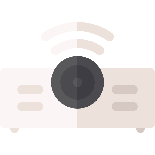 projecteur Basic Rounded Flat Icône