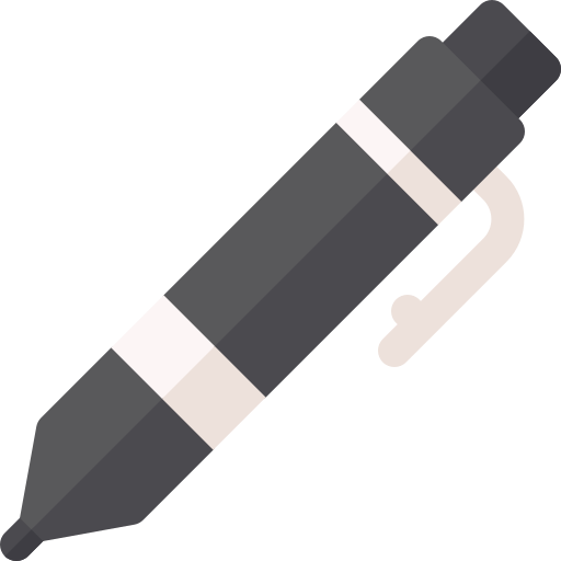 Pen Basic Rounded Flat icon