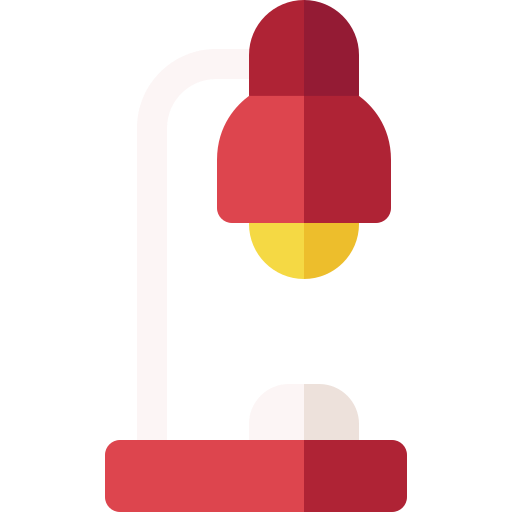 lampe de bureau Basic Rounded Flat Icône