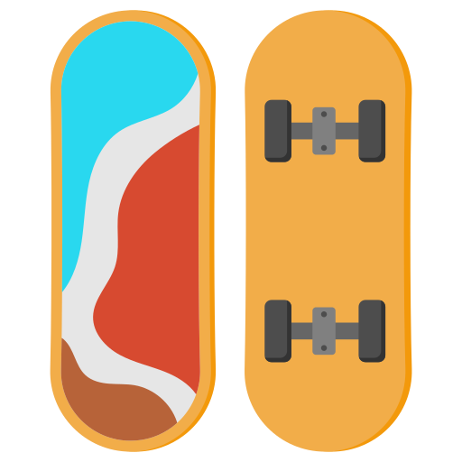 skateboard Generic Flat icon