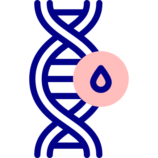 Dna Detailed Mixed Lineal color icon