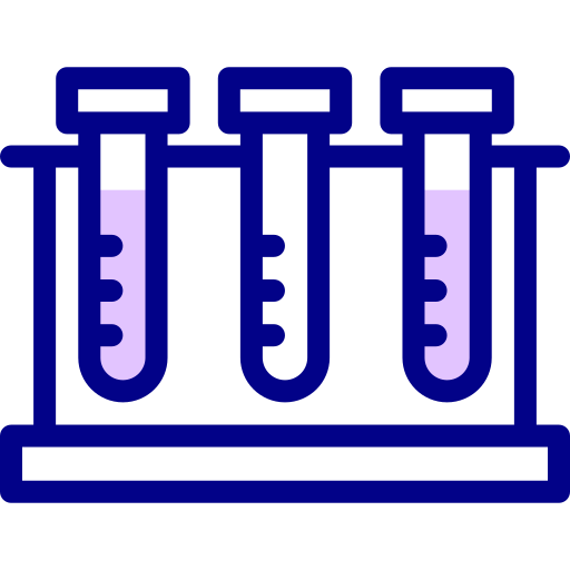 Test tube Detailed Mixed Lineal color icon