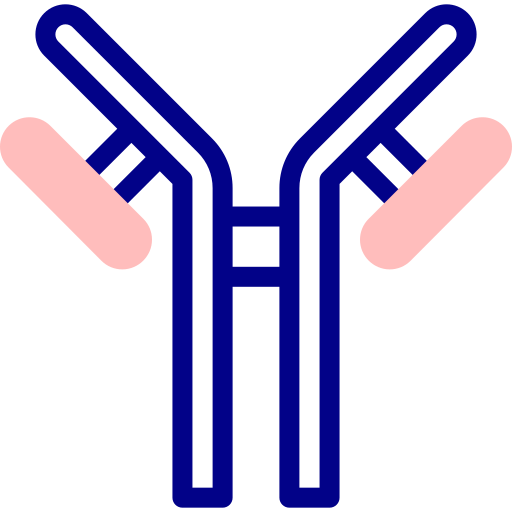 抗体 Detailed Mixed Lineal color icon