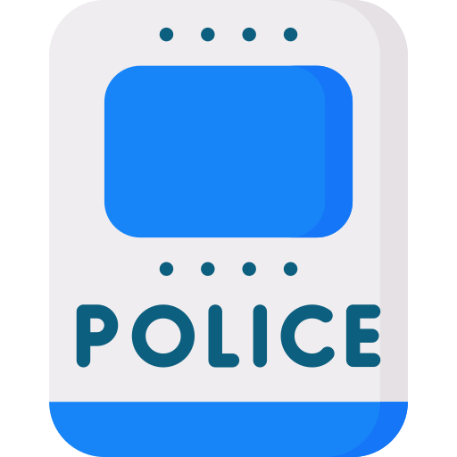 Police shield Special Flat icon